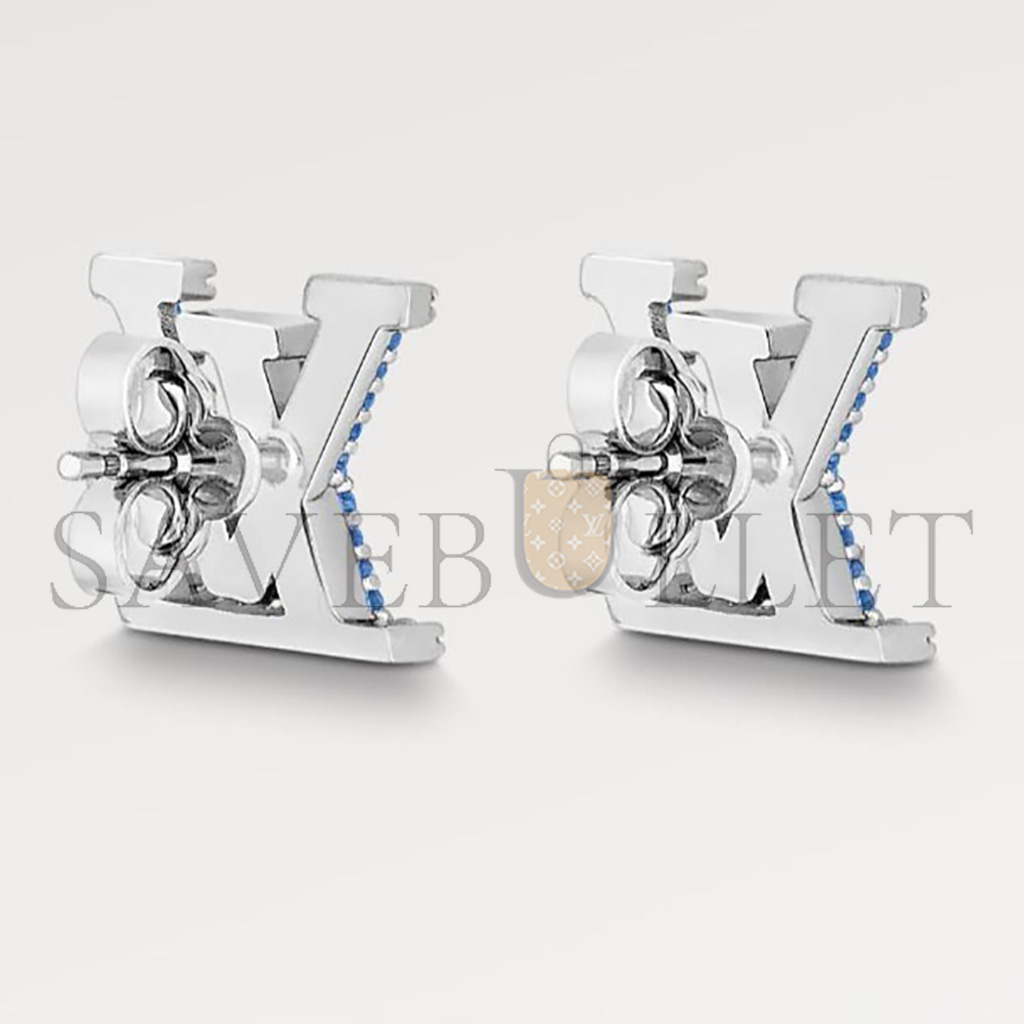 l**is V*t*n lv iconic aquamarine earrings m00987